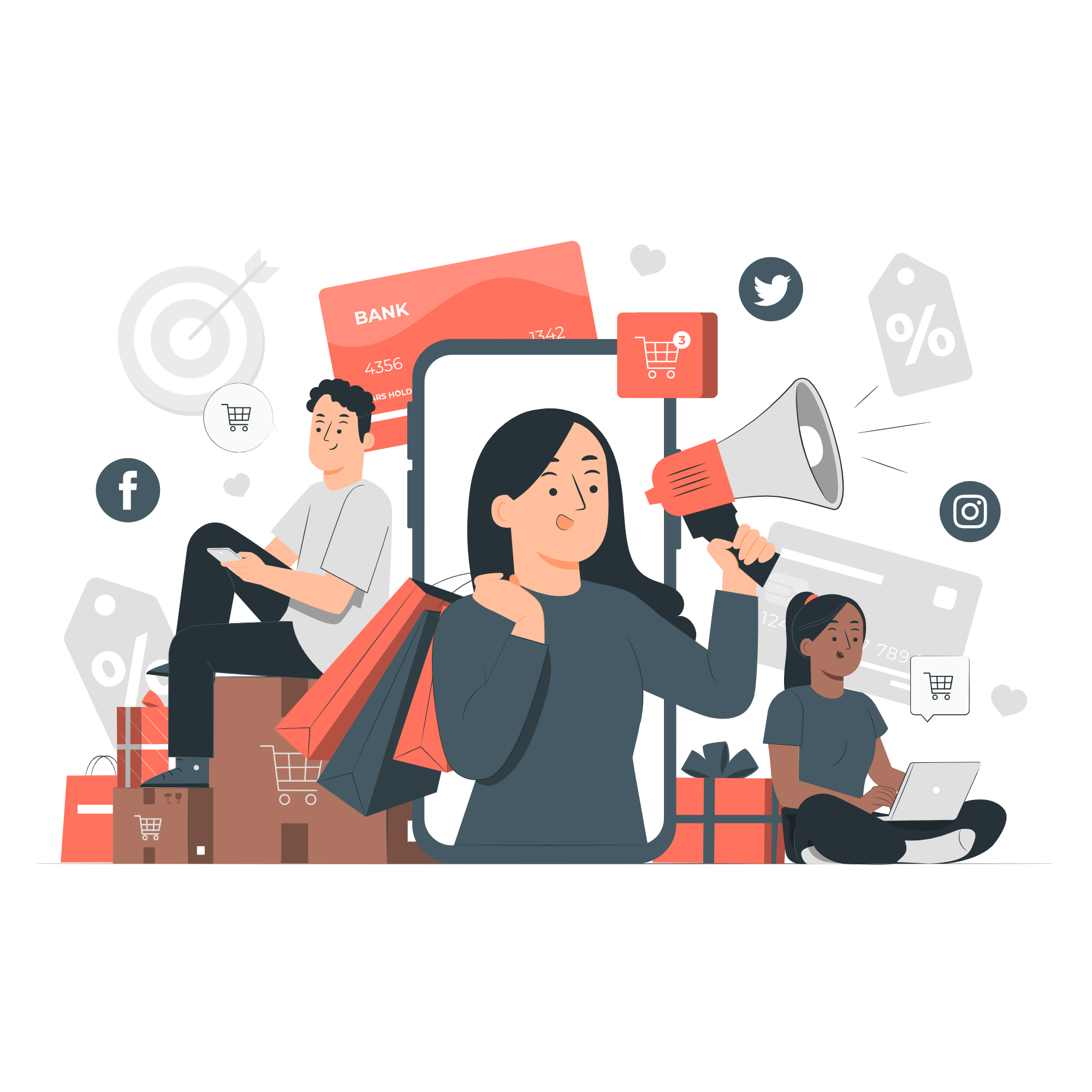 Gen AI Office Illustration